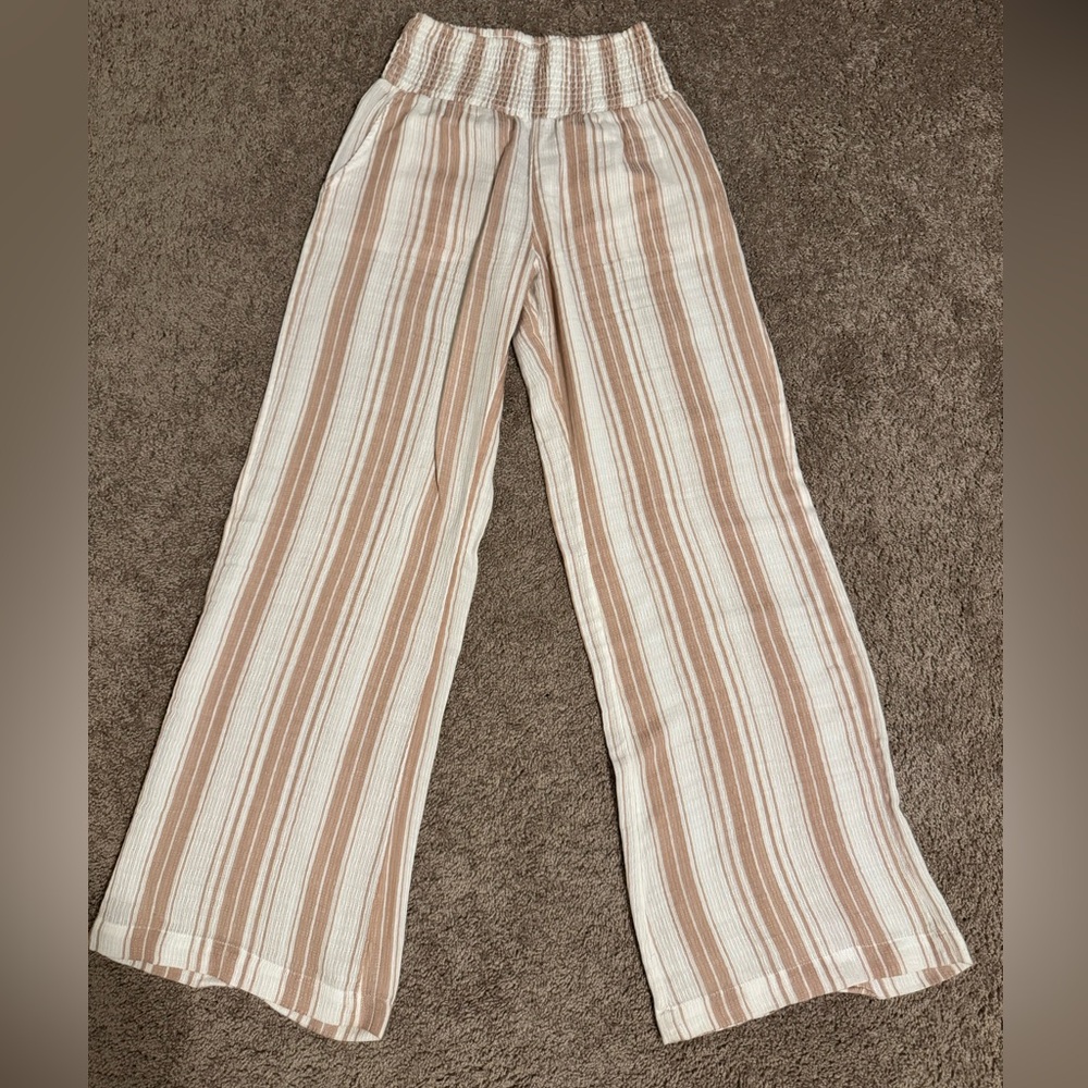Billabong Wide Leg Linen Pants